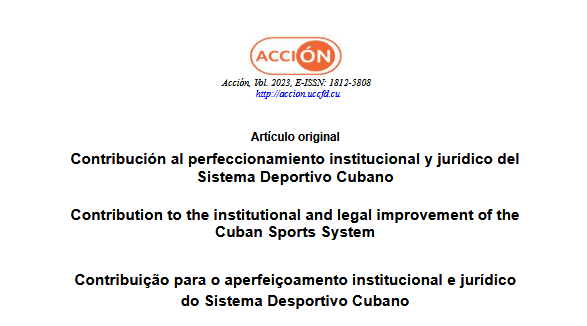 Publicado estudio de investigadores de la RIIDGD sobre Derecho del deporte en Cuba (Cuba)